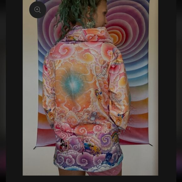 Brand New Divine Imagination Art Sherpa Art Hoodie - Picture 11 of 13